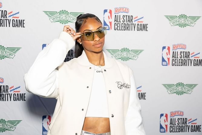 Frances Tiafoe, Noah Lyles' fiancée Junelle Bromfield and others react to Masai Russell's highlights from NBA All-Star celebrity game