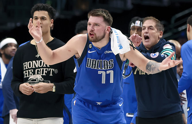 Mark Cuban drops 4-letter reaction to Luka Doncic's blockbuster trade to Lakers