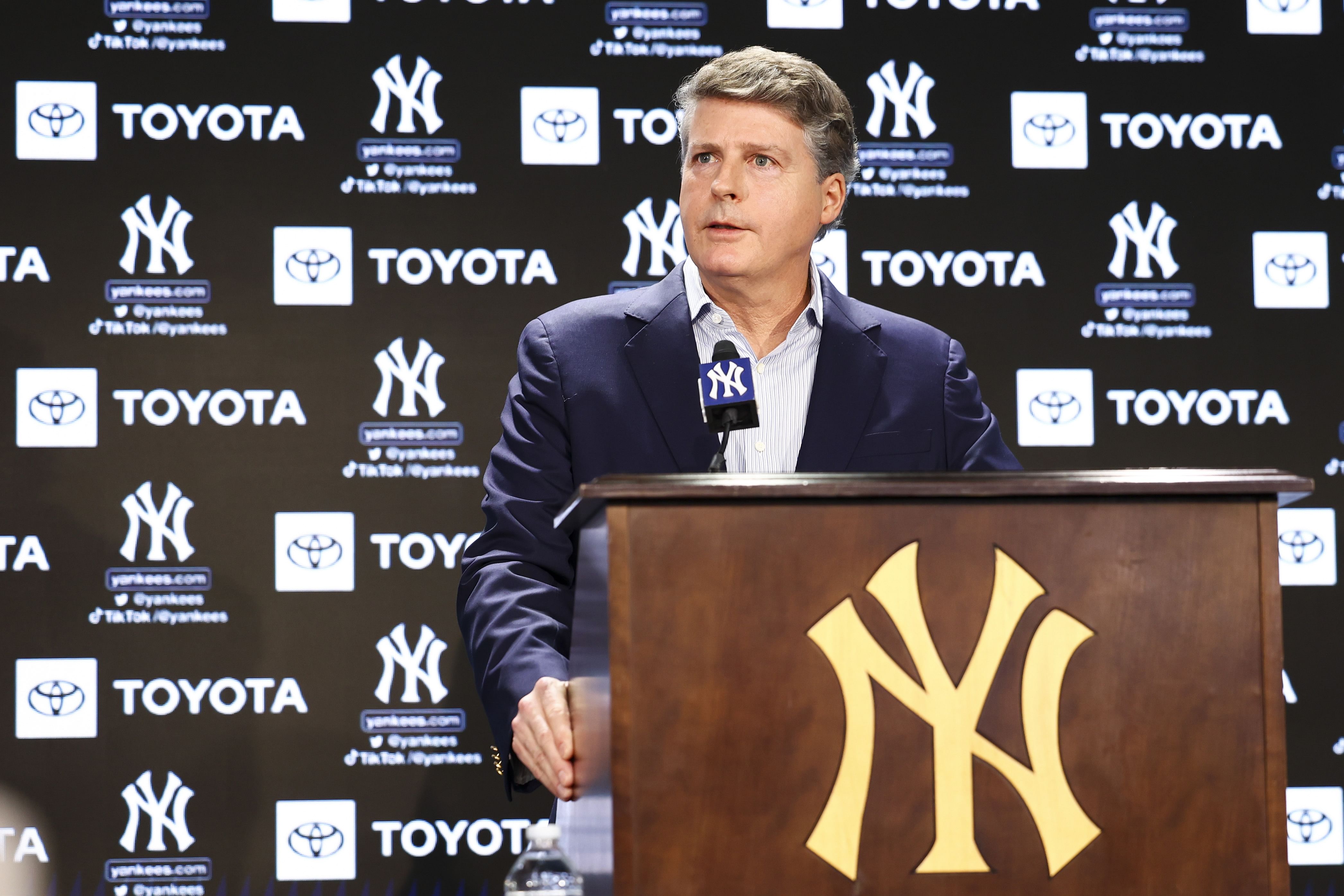 Yankees owner Hal Steinbrenner defended his spending (Imagn)