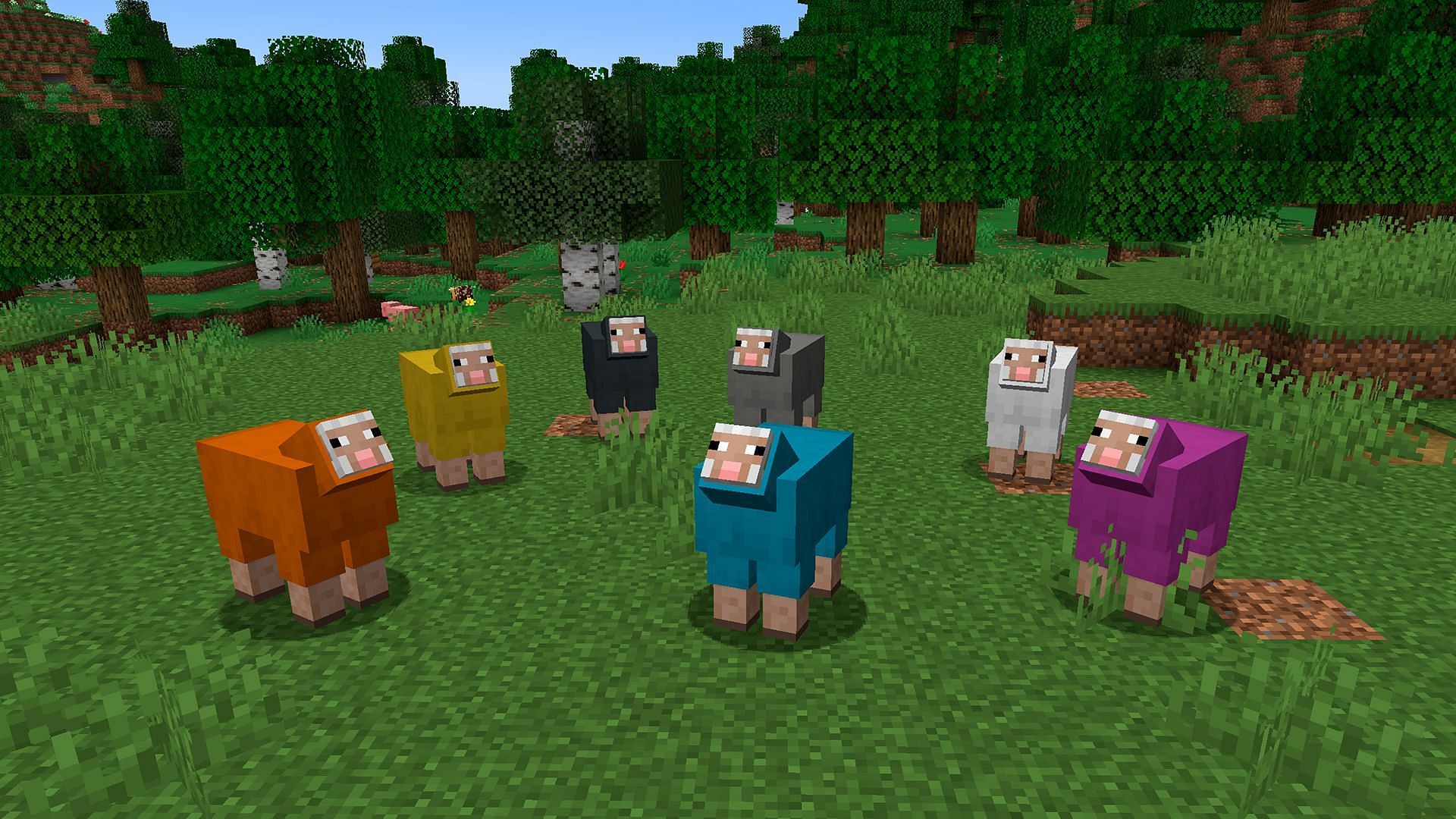 Mojang Studios changed the sheep spawning in Minecraft (Image via Mojang Studios)