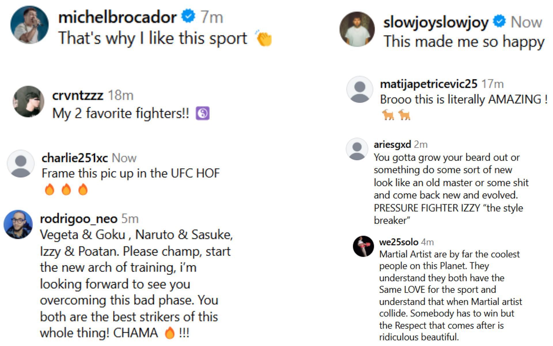 Fan reactions [Screenshots courtesy: Comments under @freestylebender&#039;s post on Instagram]