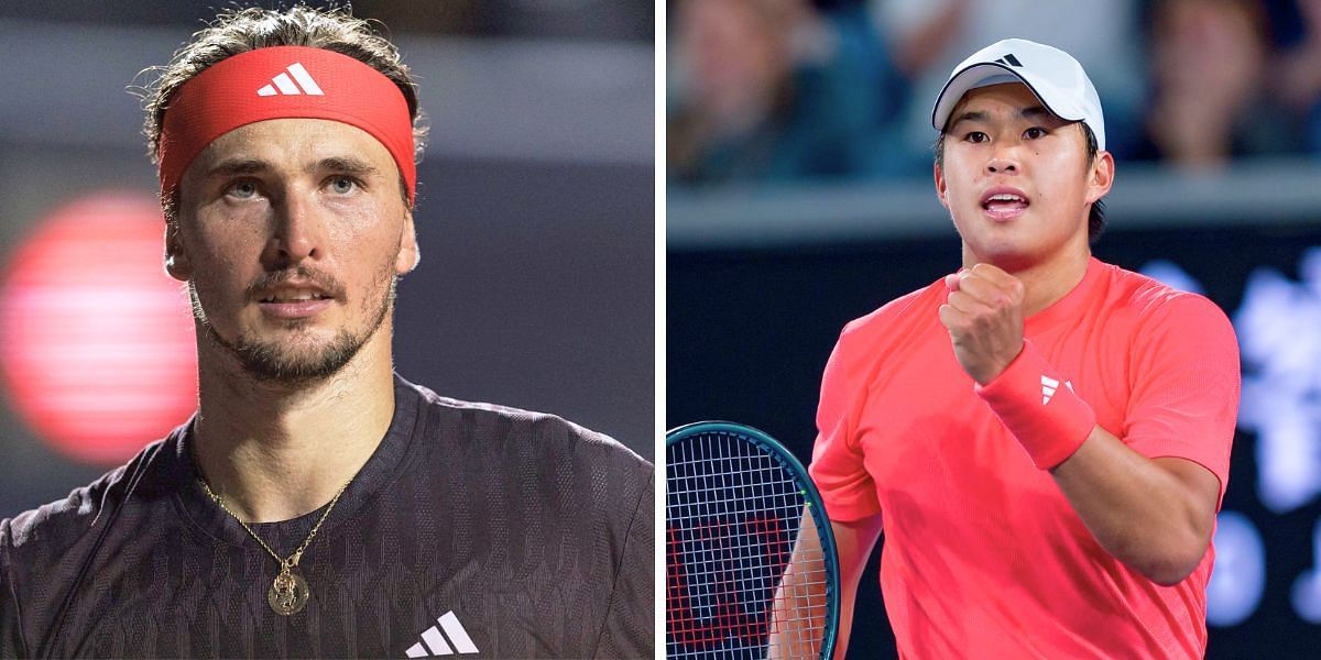 Alexander Zverev (L) &amp; Learner Tien (R) [Image Source: Getty Images]