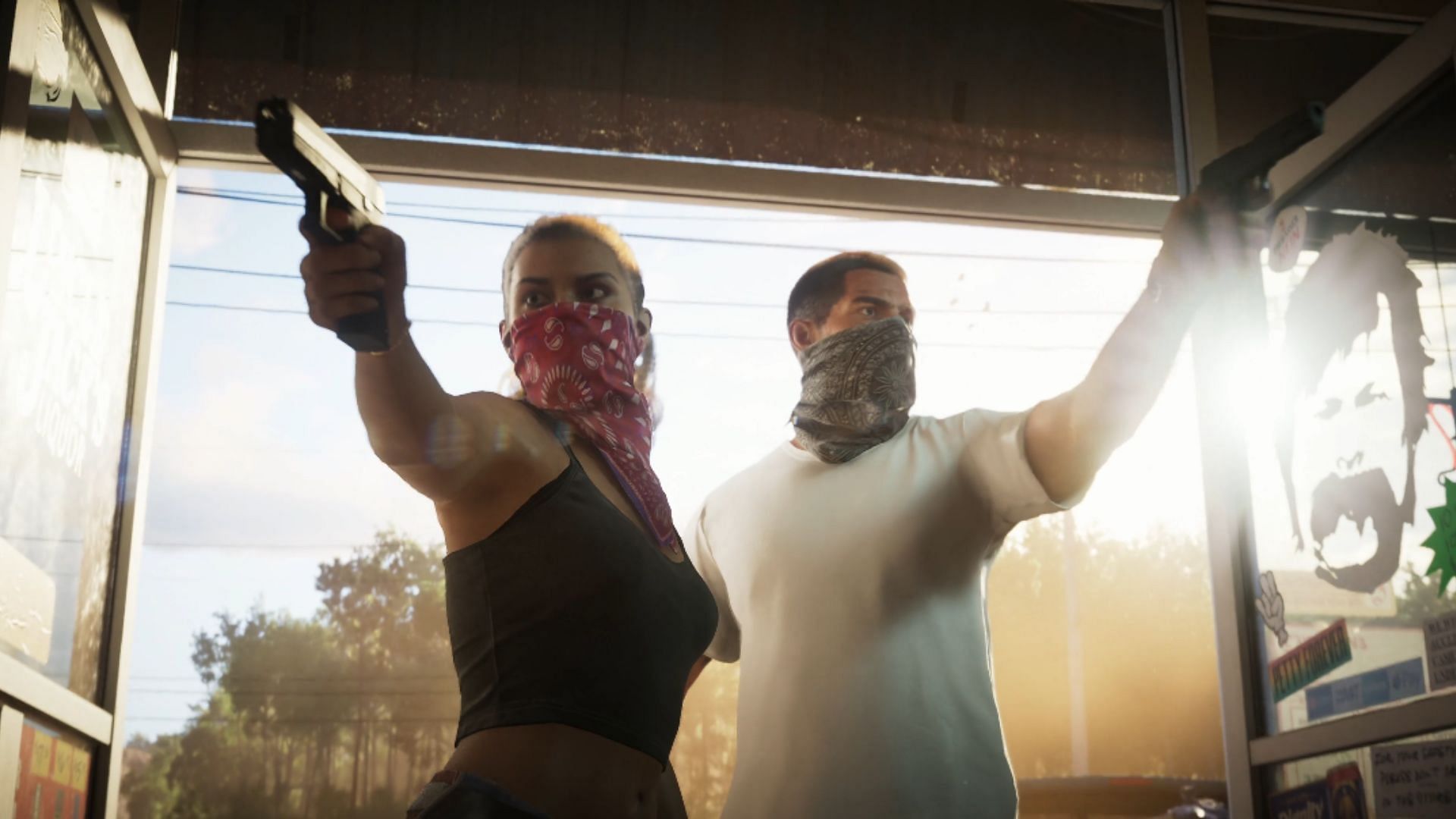 Final moments of the first Grand Theft Auto 6 trailer (Image via Rockstar Games)