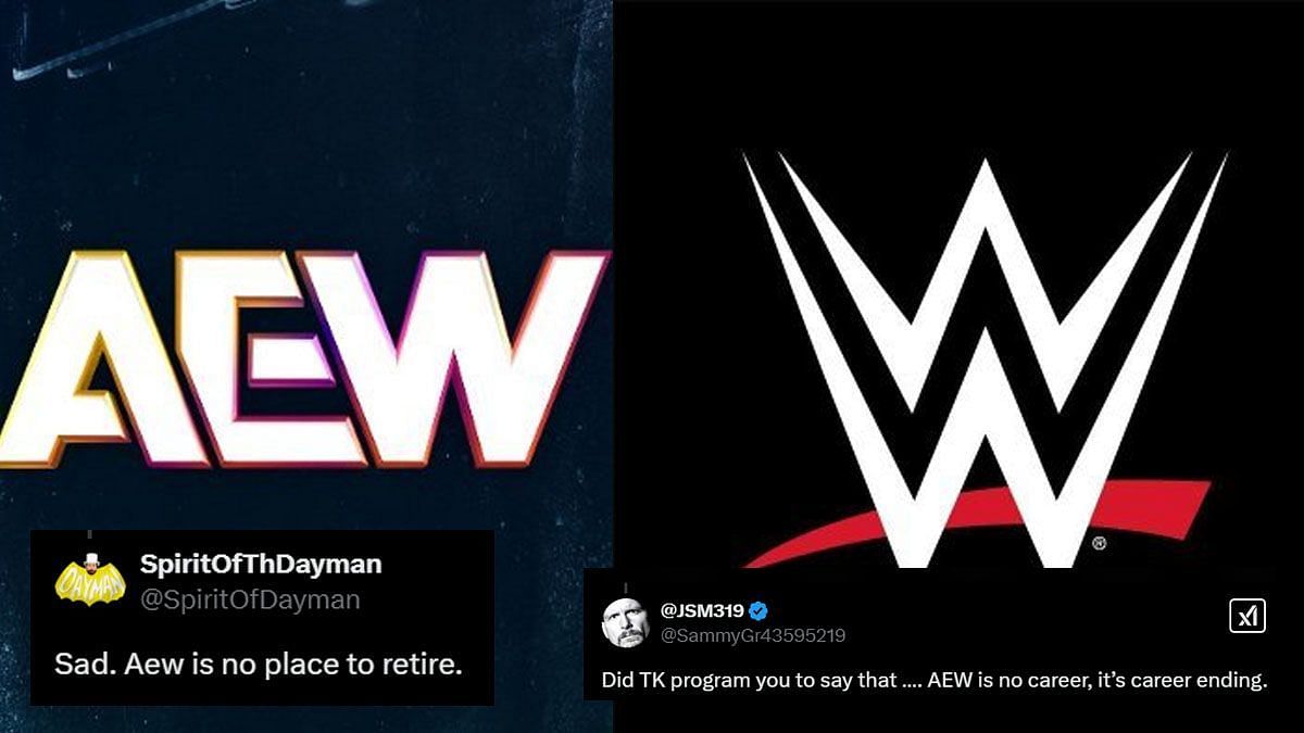 AEW on TV &amp; WWE has been rivals since 2019 (Image via WWE, AEW, @JSM319 &amp; SpiritOfThDayman