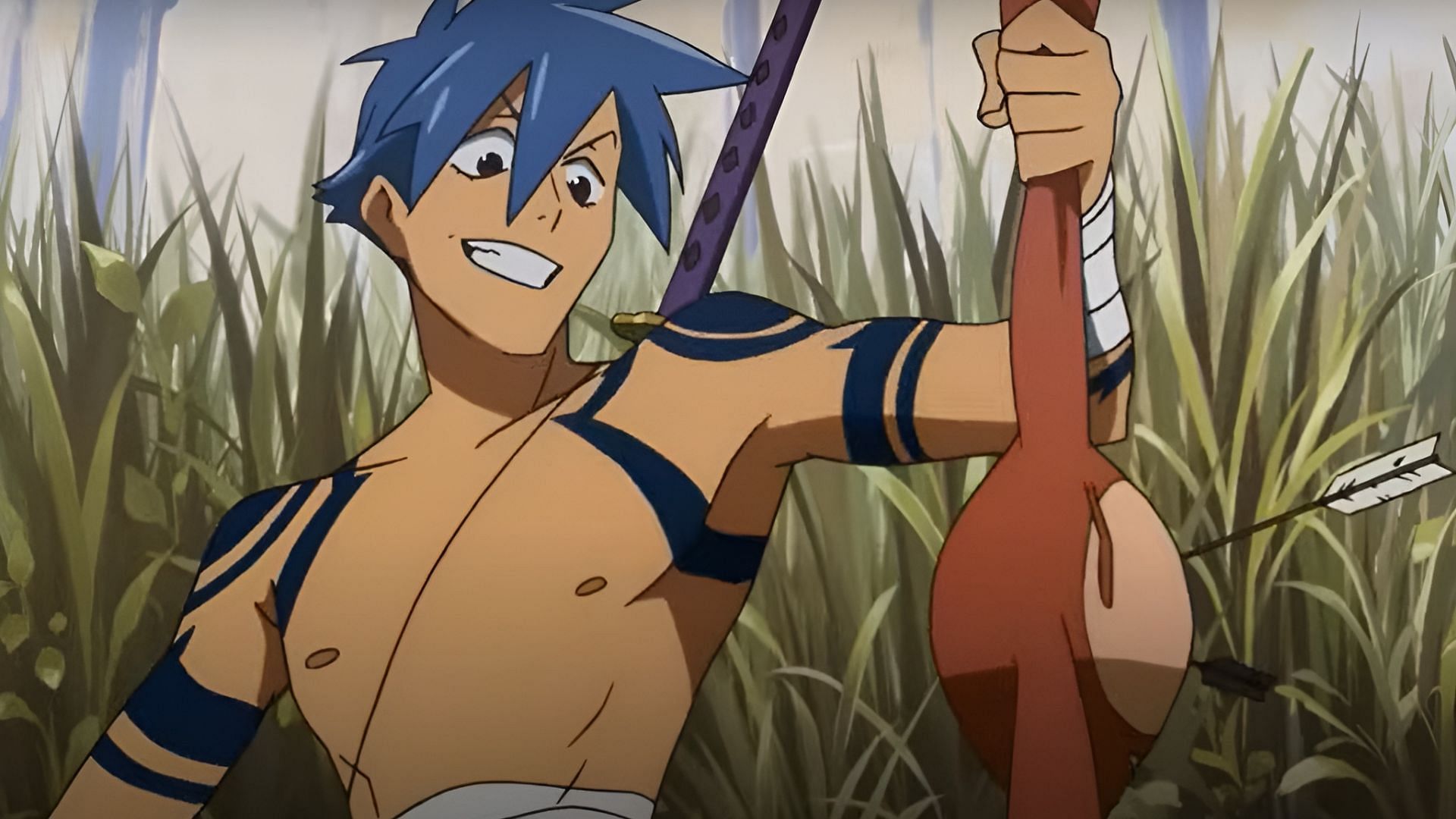 Kamina, an inspiring and bold mentor (Image via Studio Gainax)