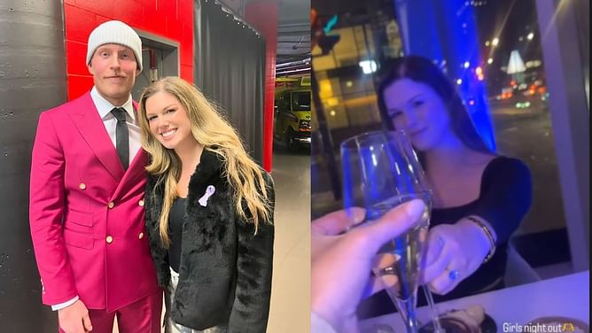 Patrik Laine's fiancee Jordan Leigh enjoys "most magical dinner" with NCAA volleyball star Alexis Williams at boujee Montreal restaurant