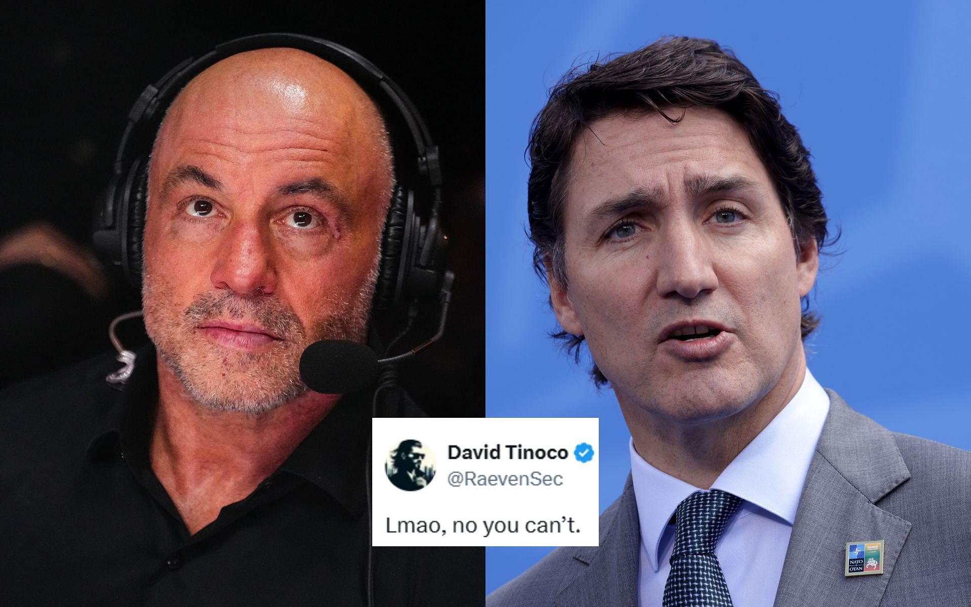 Joe Rogan (left) had sounded off on Justin Trudeau (right) earlier this year [Images courtesy: Getty Images]