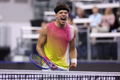 Ben Shelton at the ATP 500 Dallas Open 2025 - Day 2 - Source: Getty