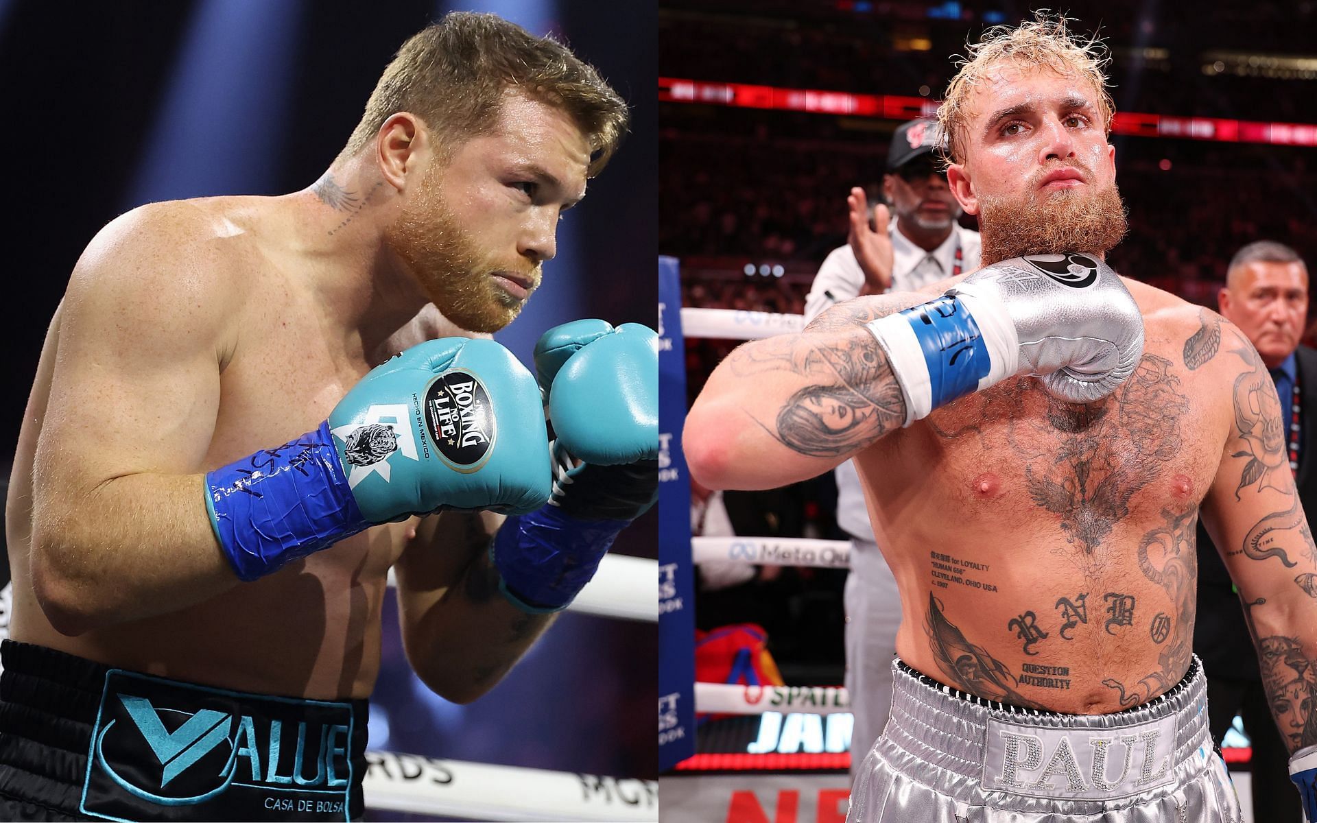 Jake Paul launches fresh attack against Canelo Alvarez. [Images courtesy: Getty]