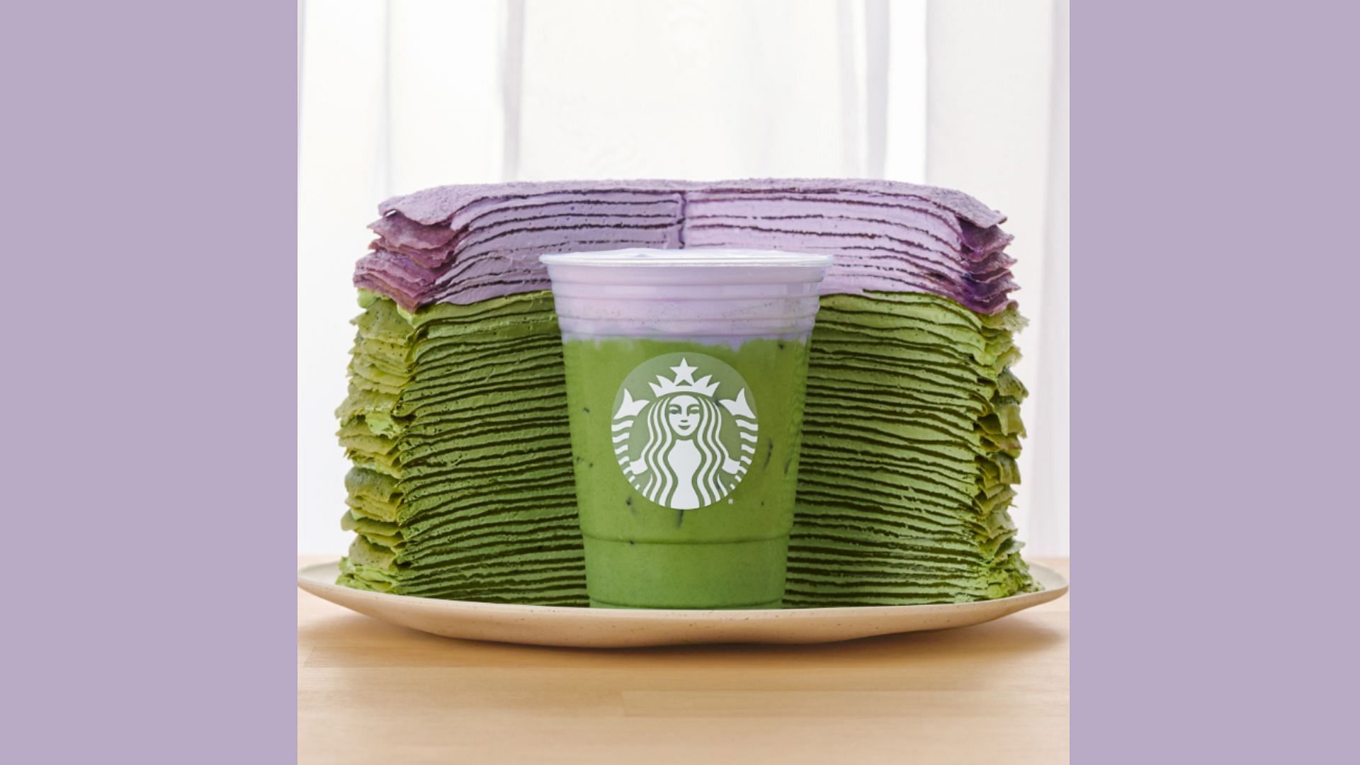 The Iced Lavender Cream Oatmilk Matcha (Image via Instagram/@starbucks