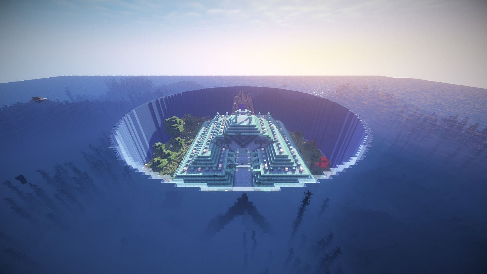 Players can take on massive build projects to create beautiful structures in the game (Image via Reddit/Polj1c)