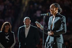 WATCH: A’ja Wilson sheds tears of joy as she witnesses her jersey going in the rafters alongside parents