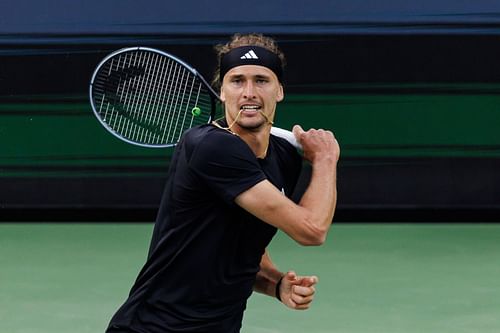 Alexander Zverev at the 2024 Indian Wells Masters [Image Source: Getty Images]