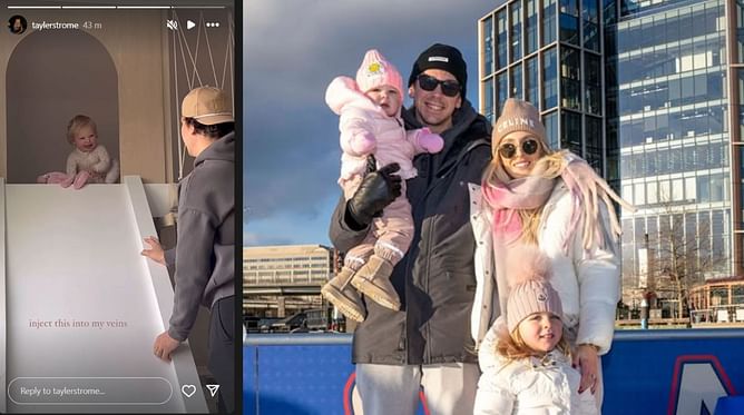 "Inject this into my veins": Dylan Strome's wife Tayler shares adorable father-daughter playtime moment