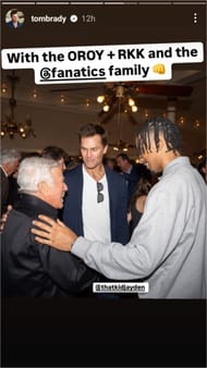 Still from Brady's Instagram story/@tombrady