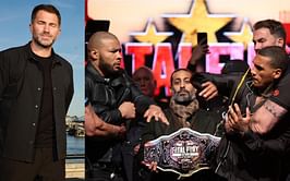 "I thought it was a b**ch move" - Eddie Hearn shares honest reaction to Chris Eubank Jr. slapping Conor Benn with egg at face-off