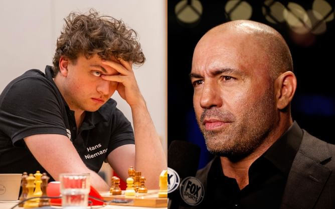 Joe Rogan's "unquestioned trust in the establishment" slammed by American chess grandmaster Hans Niemann for "an*l beads" chat with Magnus Carlsen