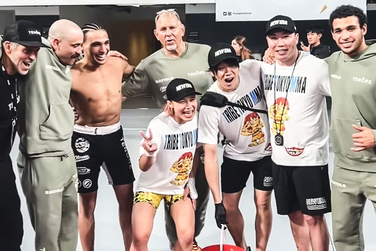 Ayaka Miura with Kade and Tye Ruotolo | Image credit: ONE Championship