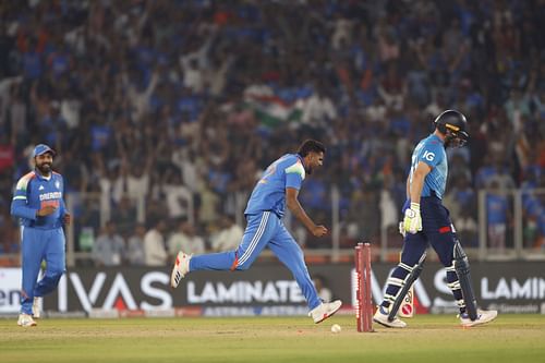 England batters struggled again in the middle overs of the Ahmedabad clash [Credit: Getty]