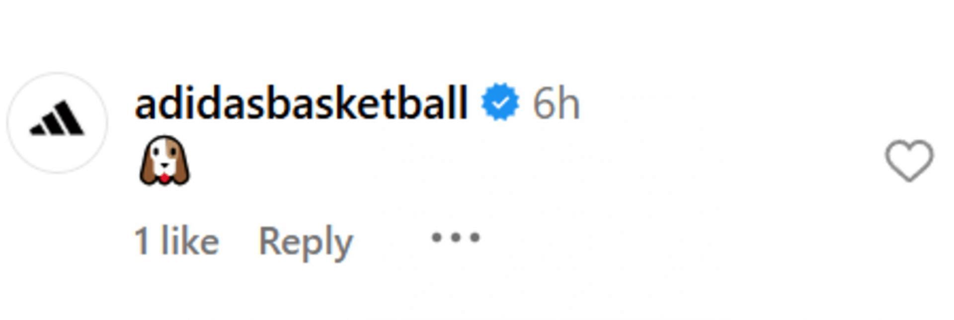 Adidas Basketball replies to Darryn Peterson highlight reel vs. AJ Dybantsa&#039;s Utah Prep (Source: Instagram/ shotbyvercetti)