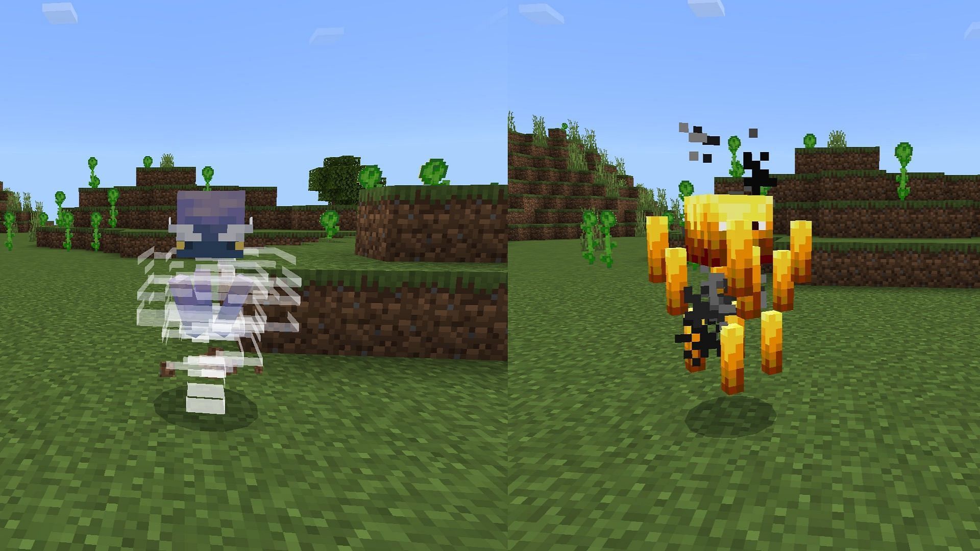 The blaze family of mobs could become iconic in Minecraft (Image via Mojang Studios || Sportskeeda Gaming)