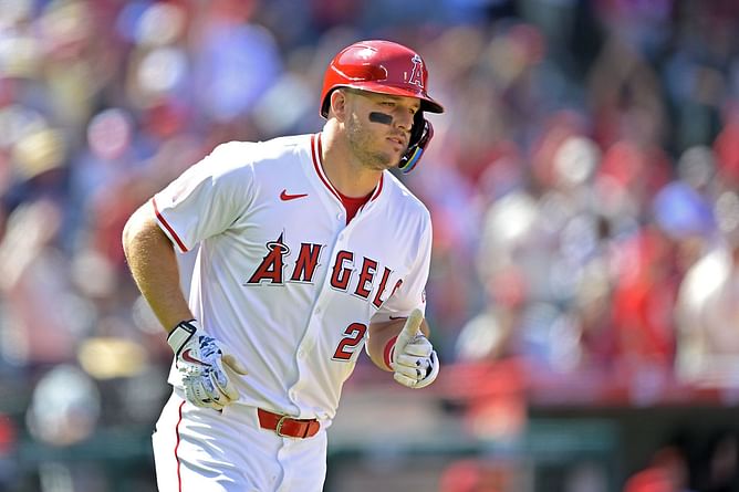 Mike Trout working on crucial skill to prevent outfield collisions with Jo Adell and Mickey Moniak