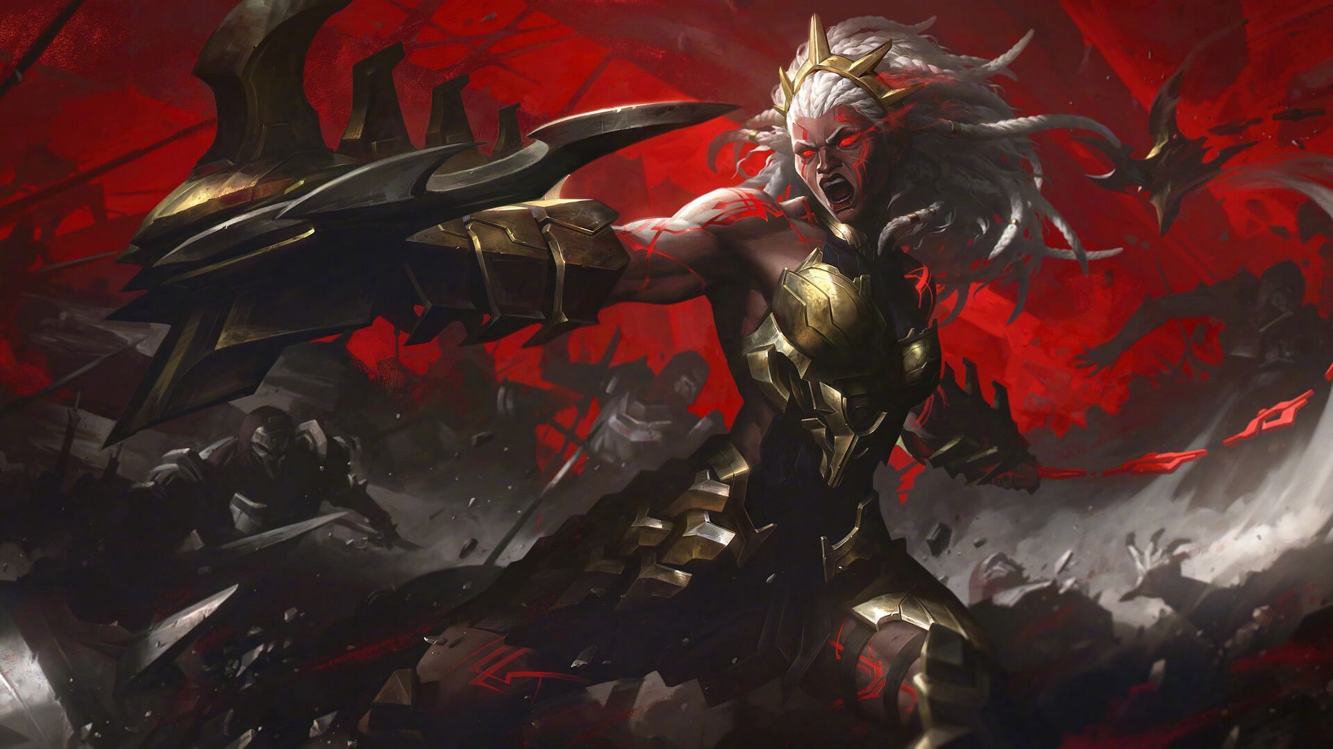 Chosen of the Wolf Ambessa in League of Legends (Image via Riot Games)