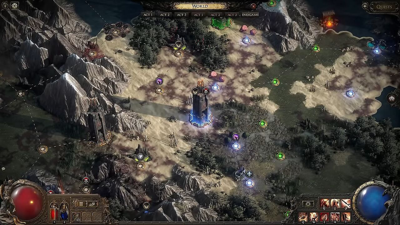 Towers can also gain big map bosses (Image via GGG)