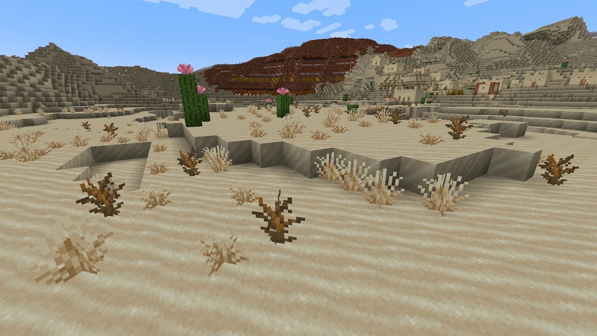 Minecraft desert sand concept