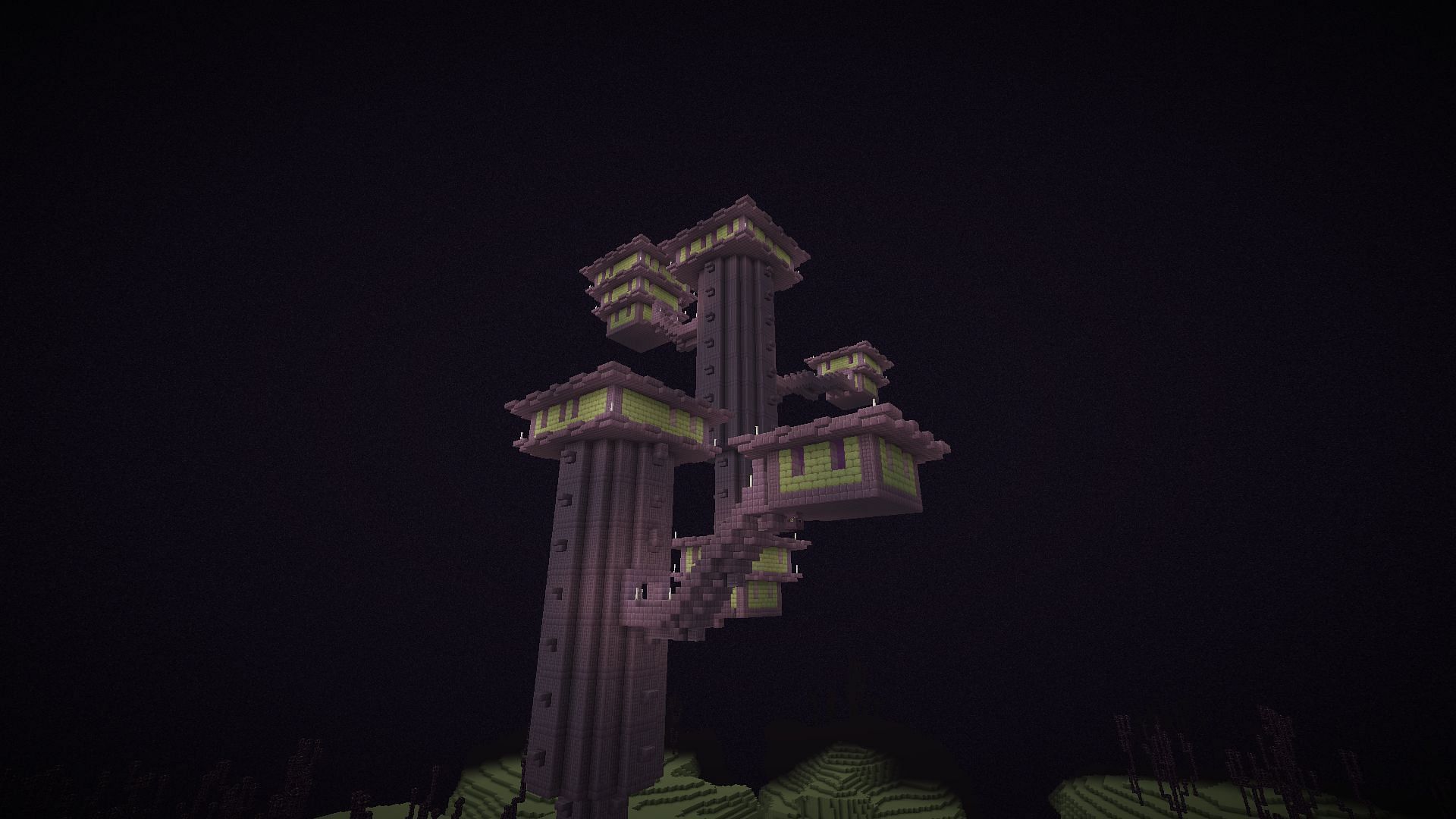 End cities are mostly found in this biome (Image via Mojang Studios)