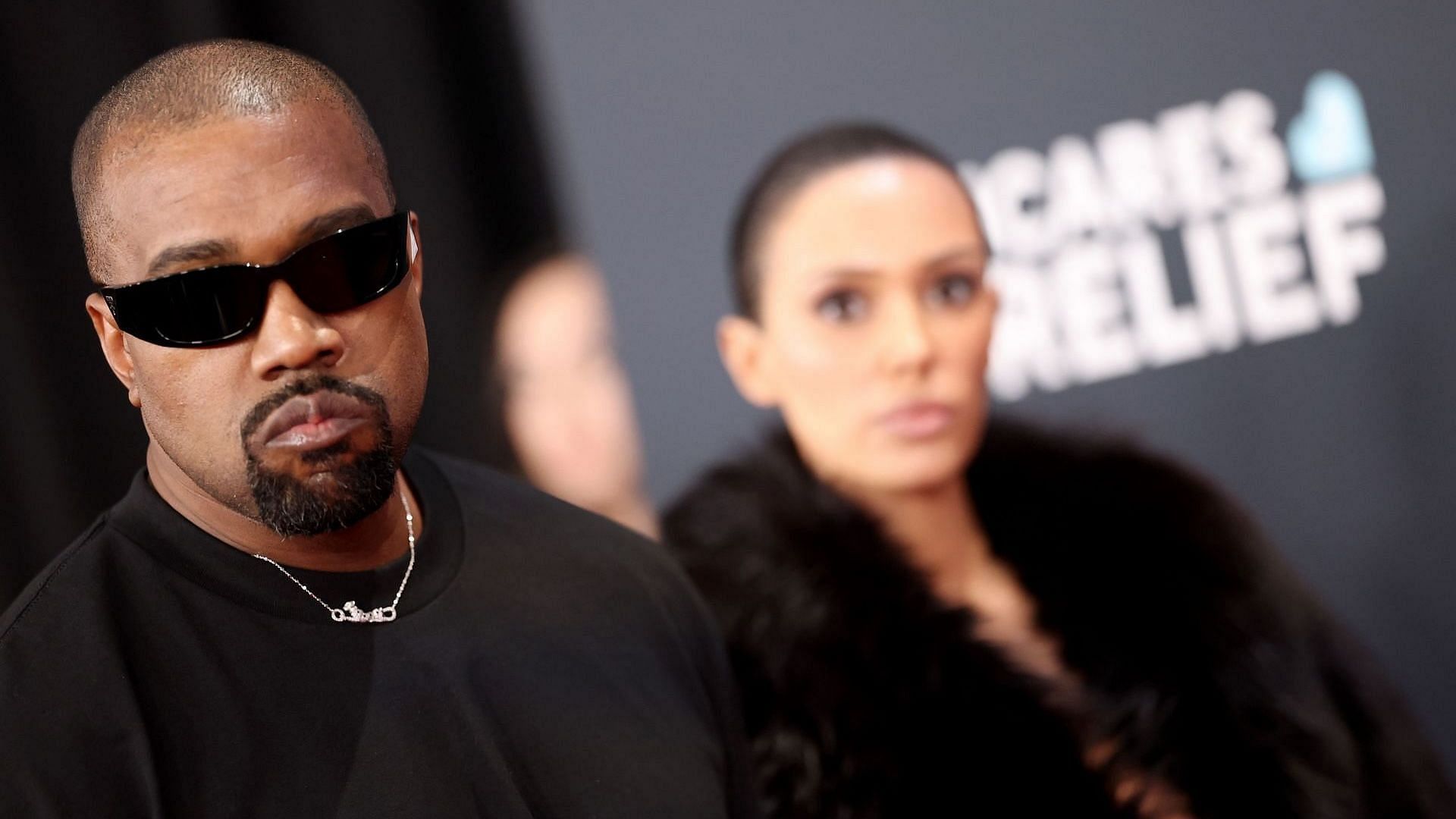 (L-R) Kanye West and Bianca Censori attend the 67th Annual GRAMMY Awards on February 02, 2025, in Los Angeles, California. (Image via Getty/Matt Winkelmeyer)