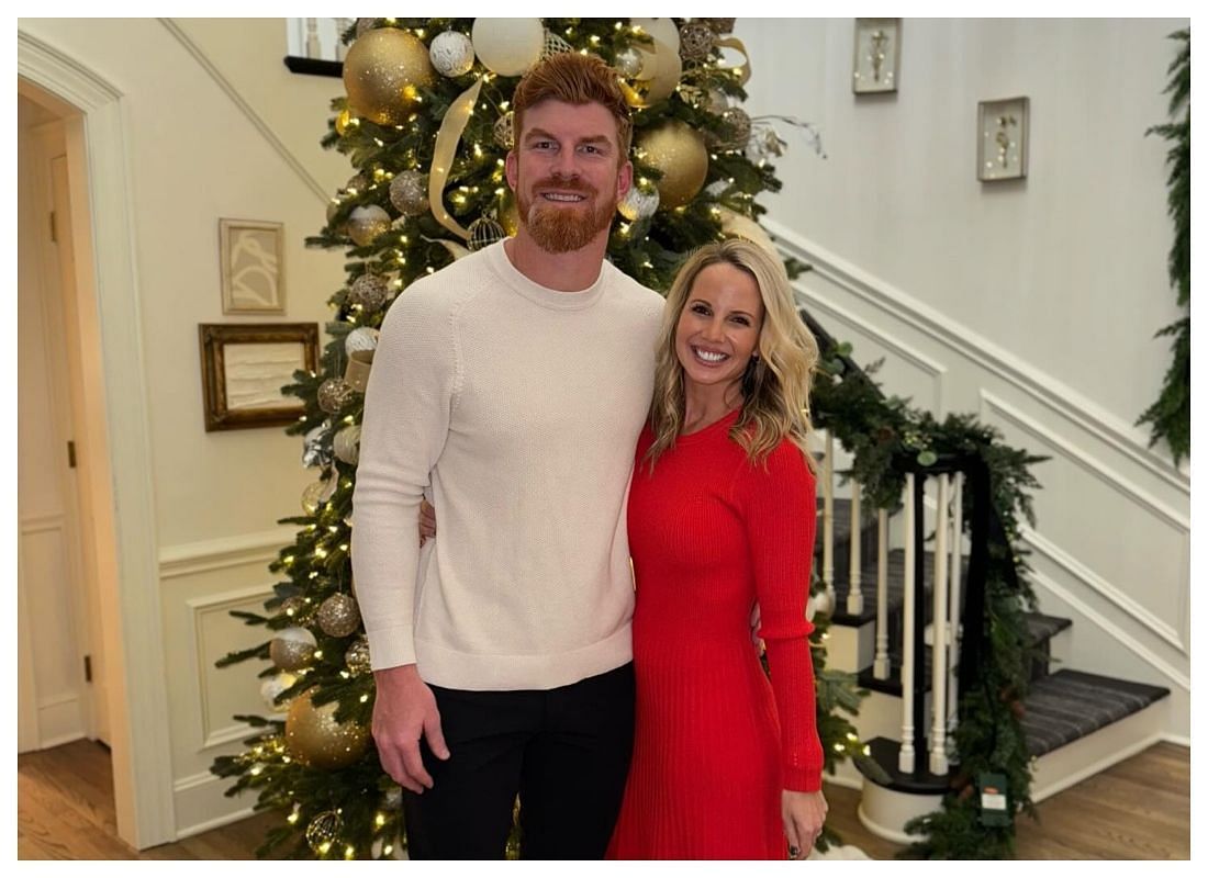 Andy Dalton and his wife