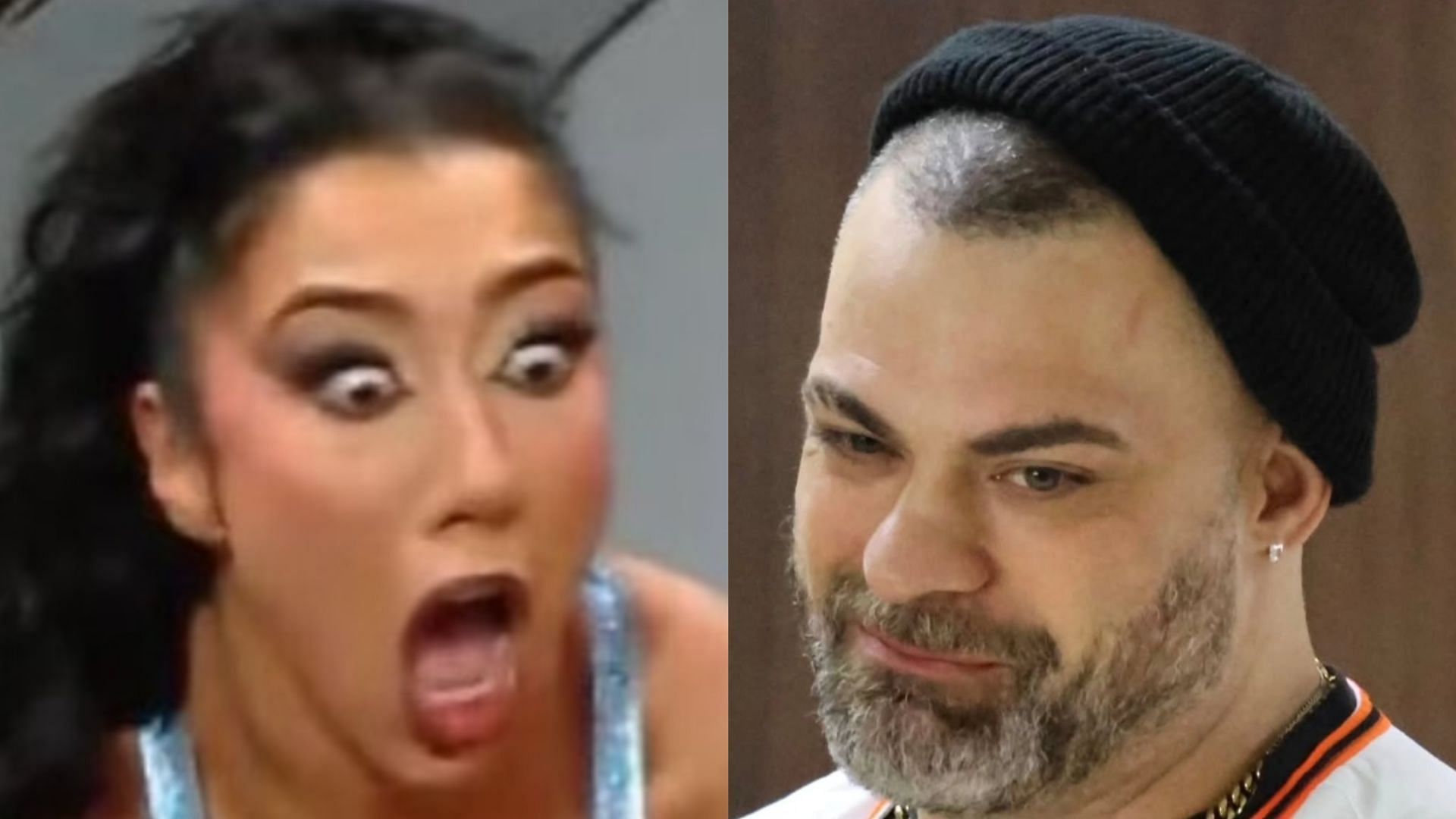 Indi Hartwell (L) and Eddie Kingston (R) (Image via Hartwell and Kingston