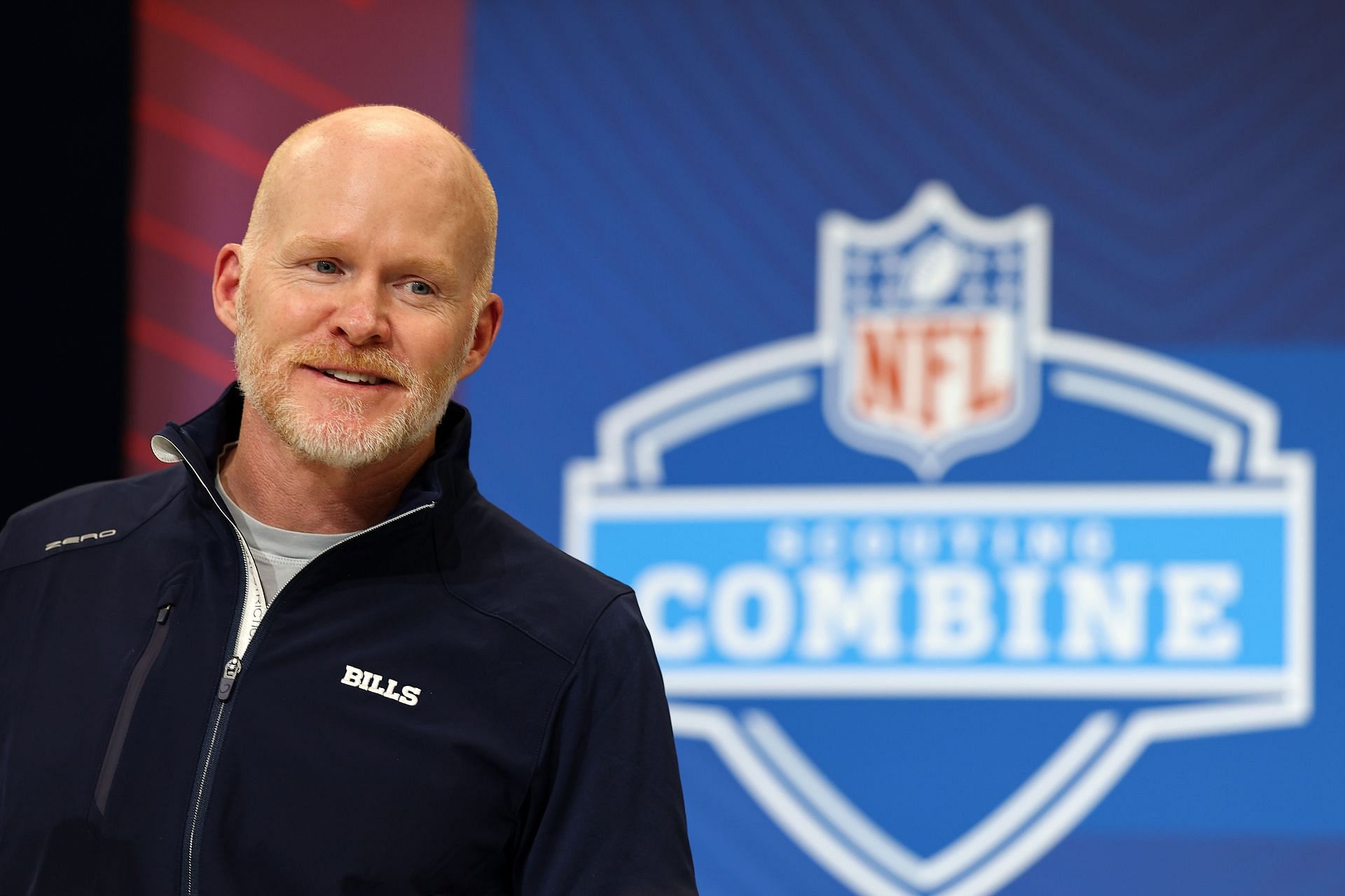 Buffalo Bills HC Sean McDermott addresses the media ahead of the 2025 NFL Scouting Combine - Source: Getty