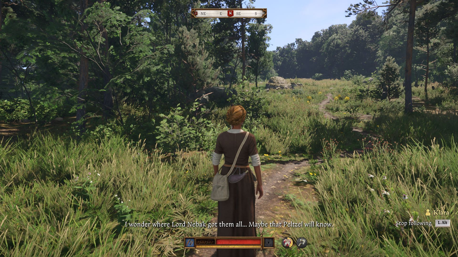 You can meet Klara during the Back in the Saddle quest (Image via Deep Silver)