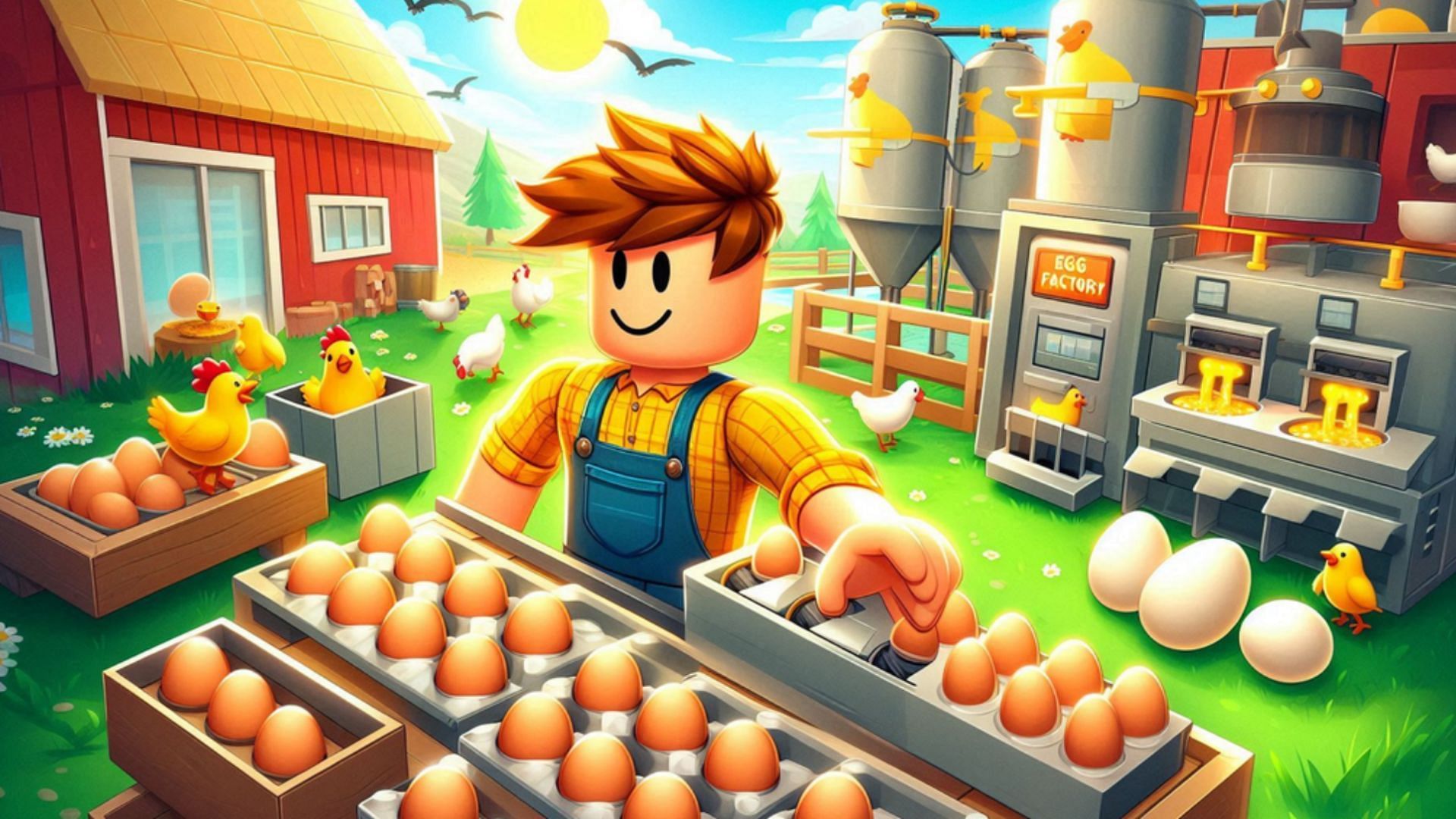 Redeem active codes for Egg Factory Tycoon (Image via Roblox)