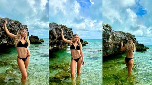 Hunt shared photos from her vacation (image credit: instagram/graciehunt)