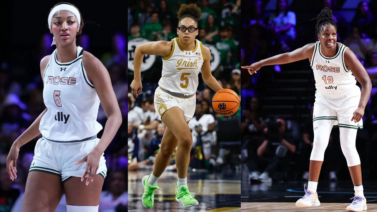 Olivia Miles hilariously captions moment with Angel Reese and WNBA legend Chelsea Gray (Credit: GETTY)