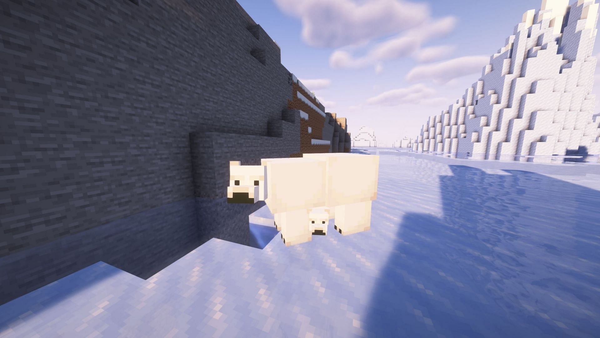 Bears have been underwhelming ambient mobs in Minecraft (Image via Sportskeeda Gaming/Mojang)