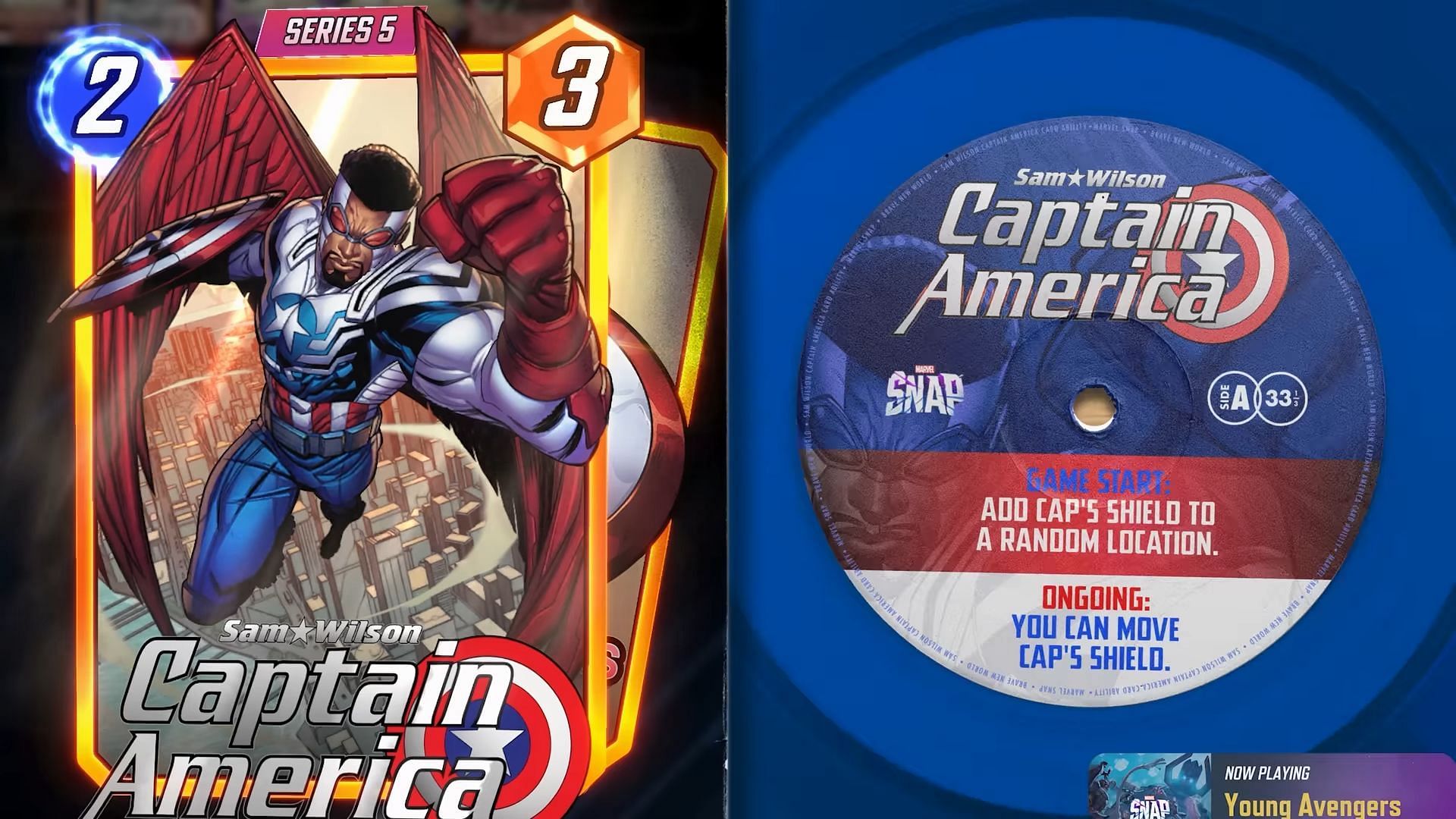 Sam Wilson Captain America can be unlocked from the premium season pass (Image via Nuverse)