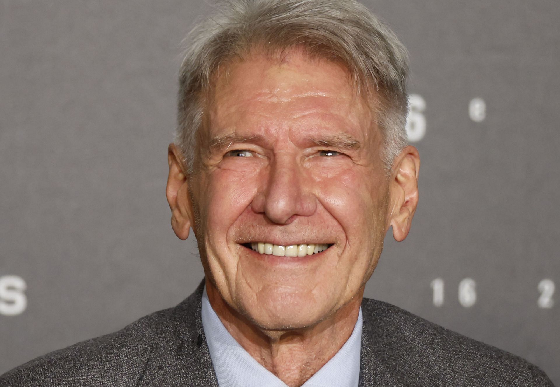 Harrison Ford is present at the press conference for &quot;Indiana Jones and the Dial of Destiny&quot; during the 76th Cannes film festival (Photo by Sebastien Nogier/Pool/Getty Images).