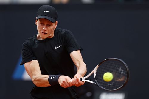 Jannik Sinner at the 2023 Italian Open [Image Source: Getty Images]