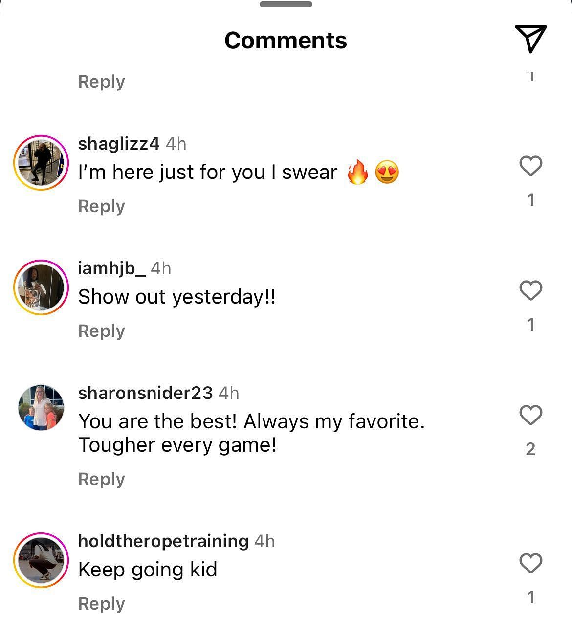 Fans comment on Chloe Kitts&#039; most recent IG post.