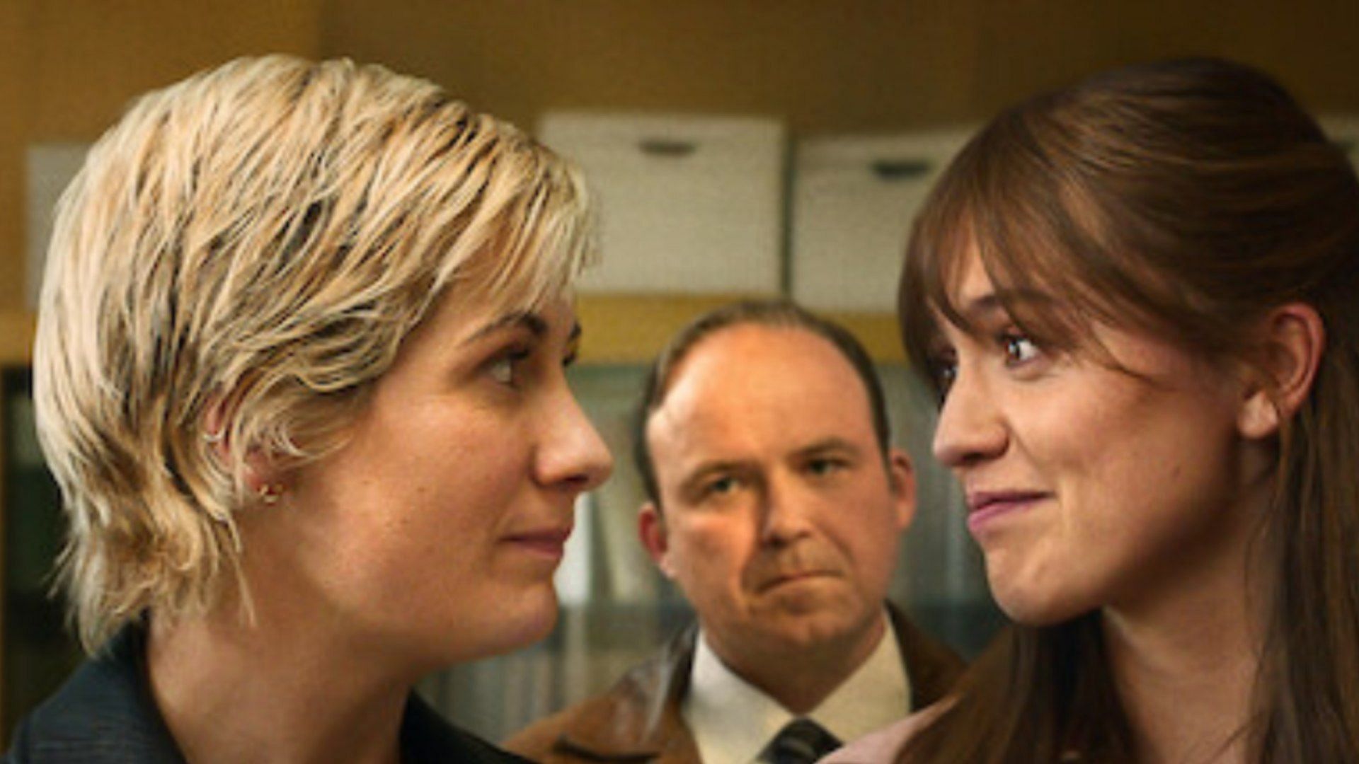 An image of Susan, Tracey, and Des from the drama series Toxic Town (Image via Netflix)