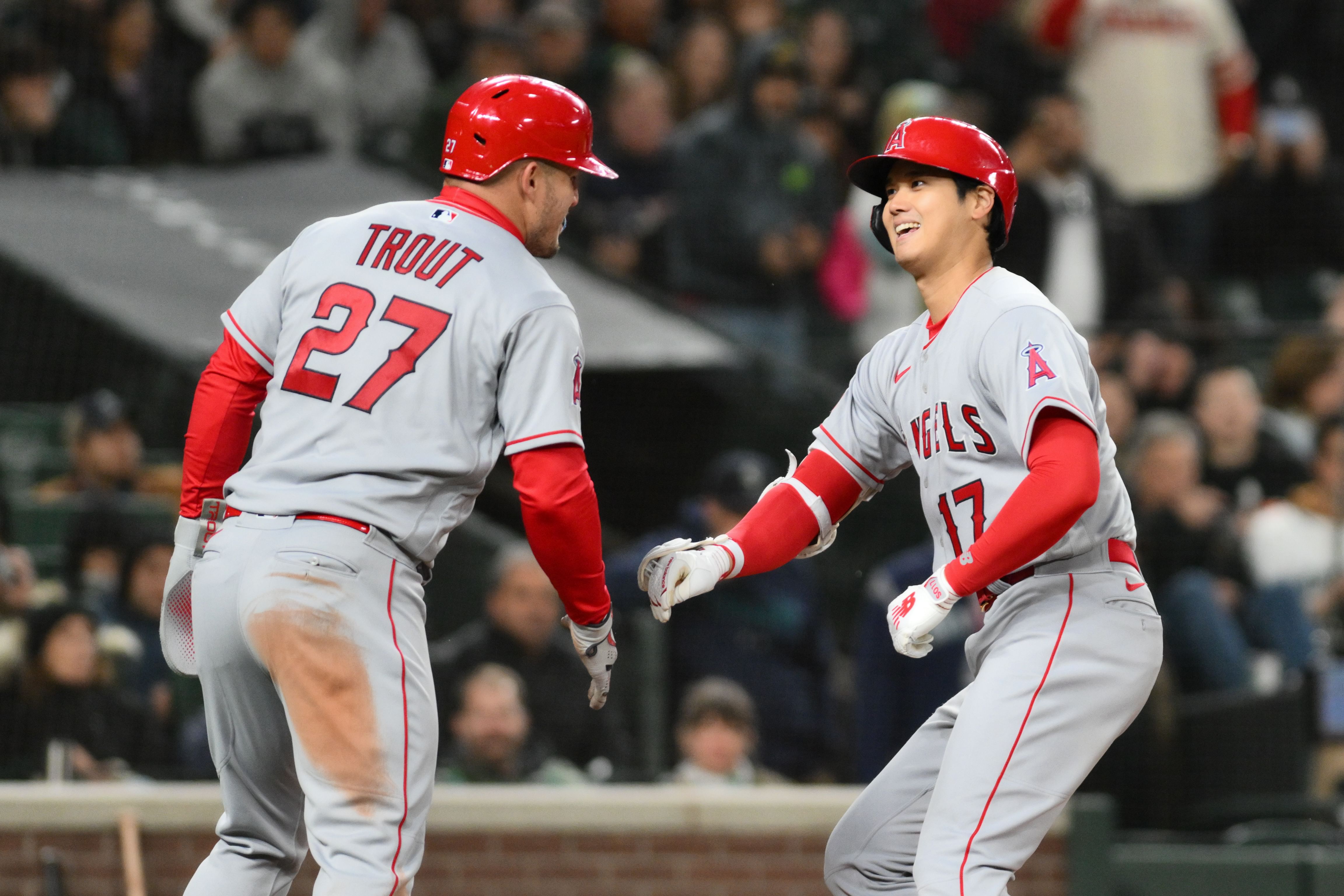 Los Angeles Angels - Mike Trout and Shohei Ohtani (Photo via IMAGN)