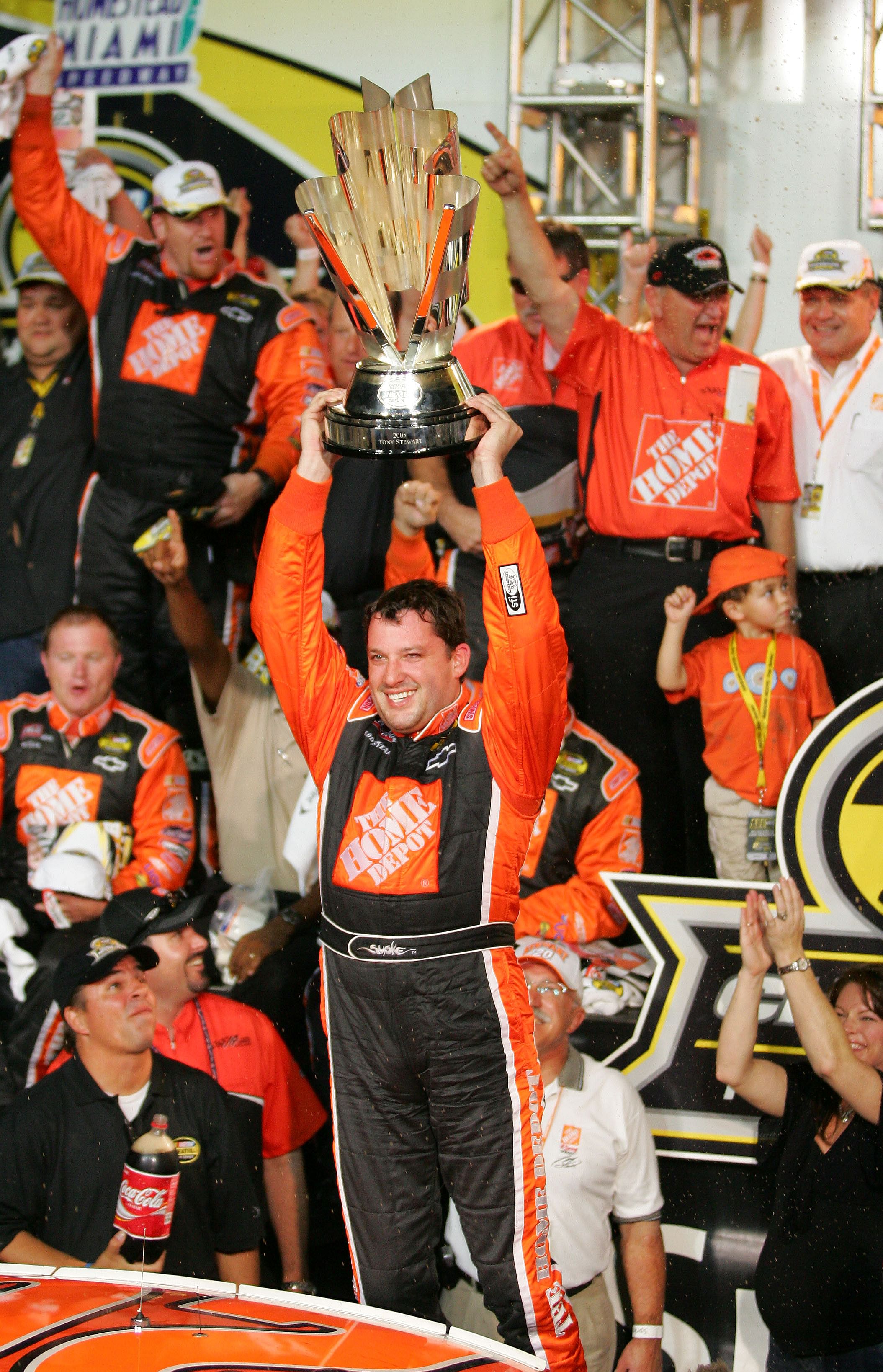 Tony Stewart won the championship for Joe Gibbs Racing in 2005 - Source: Imagn