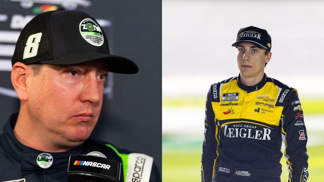 Kyle Busch and Carson Hocevar (Image source- IMAGN)