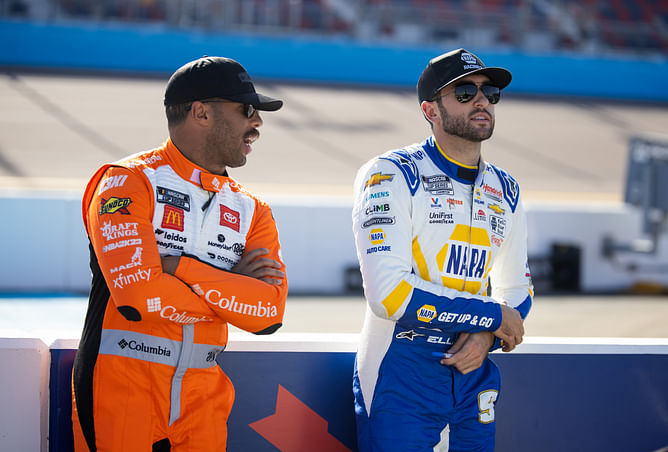 “I'm a proud Chase-sexual”: Bubba Wallace loses it after listening to fan comments on DBC podcast