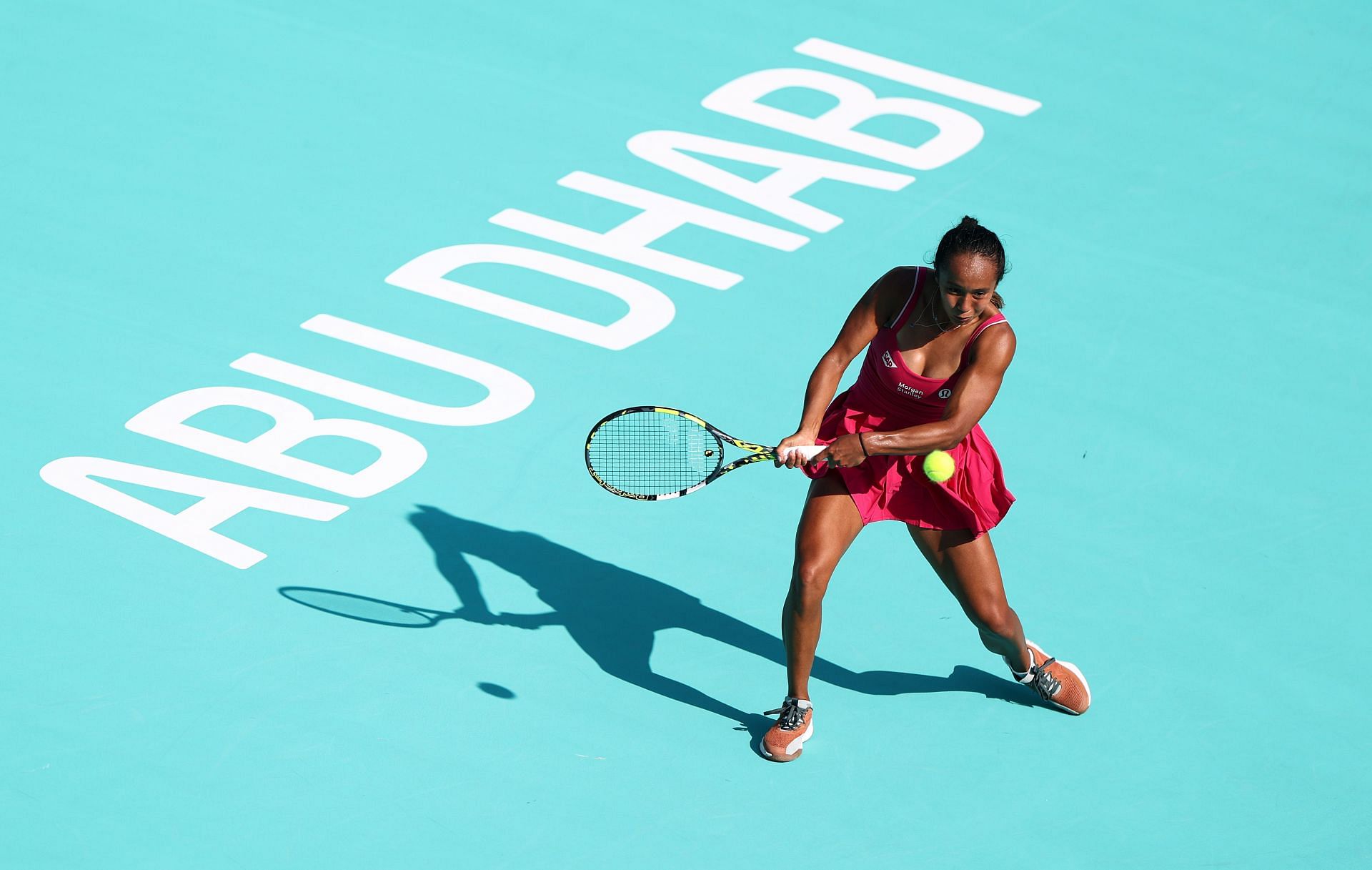 Fernandez in action at the Mubadala Abu Dhabi Open - Source: Getty