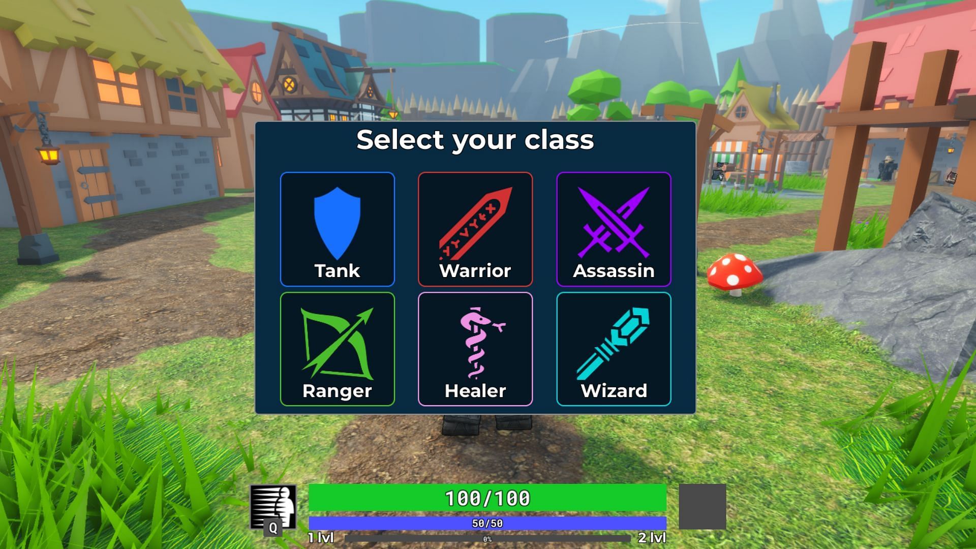 You can pick from any of these Classes (Image via Roblox)